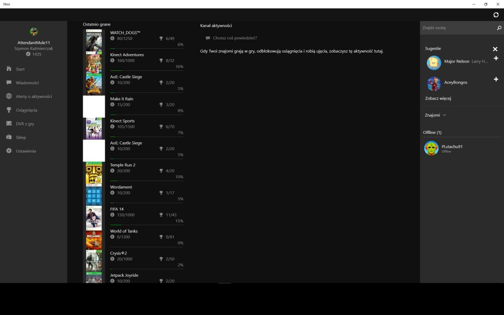 Aplikacja XBOX - GameBy.pl