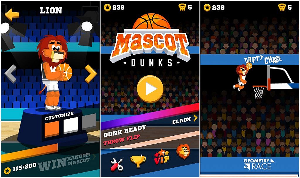 Mascot Dunks - GameBy.pl