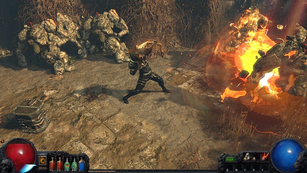 path of exile hack'n'slash