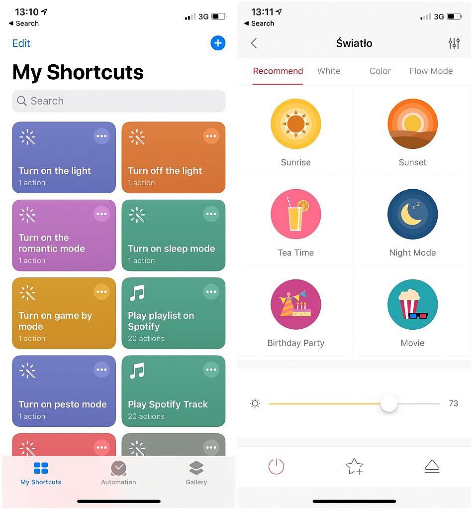 Smart home z HomeKit i Siri - Sceny Yeelight - GameBy.pl