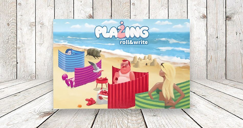 Okładka gry Plażing Roll and Write