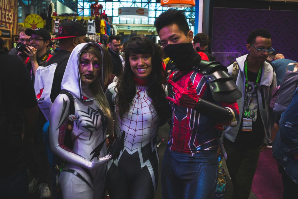 Cosplayerzy na konwencie
