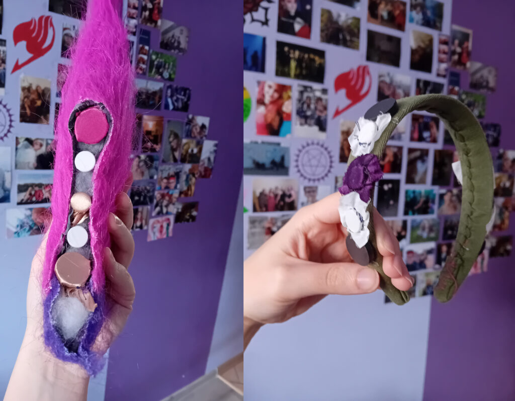 Magnesy w uszach i opasce